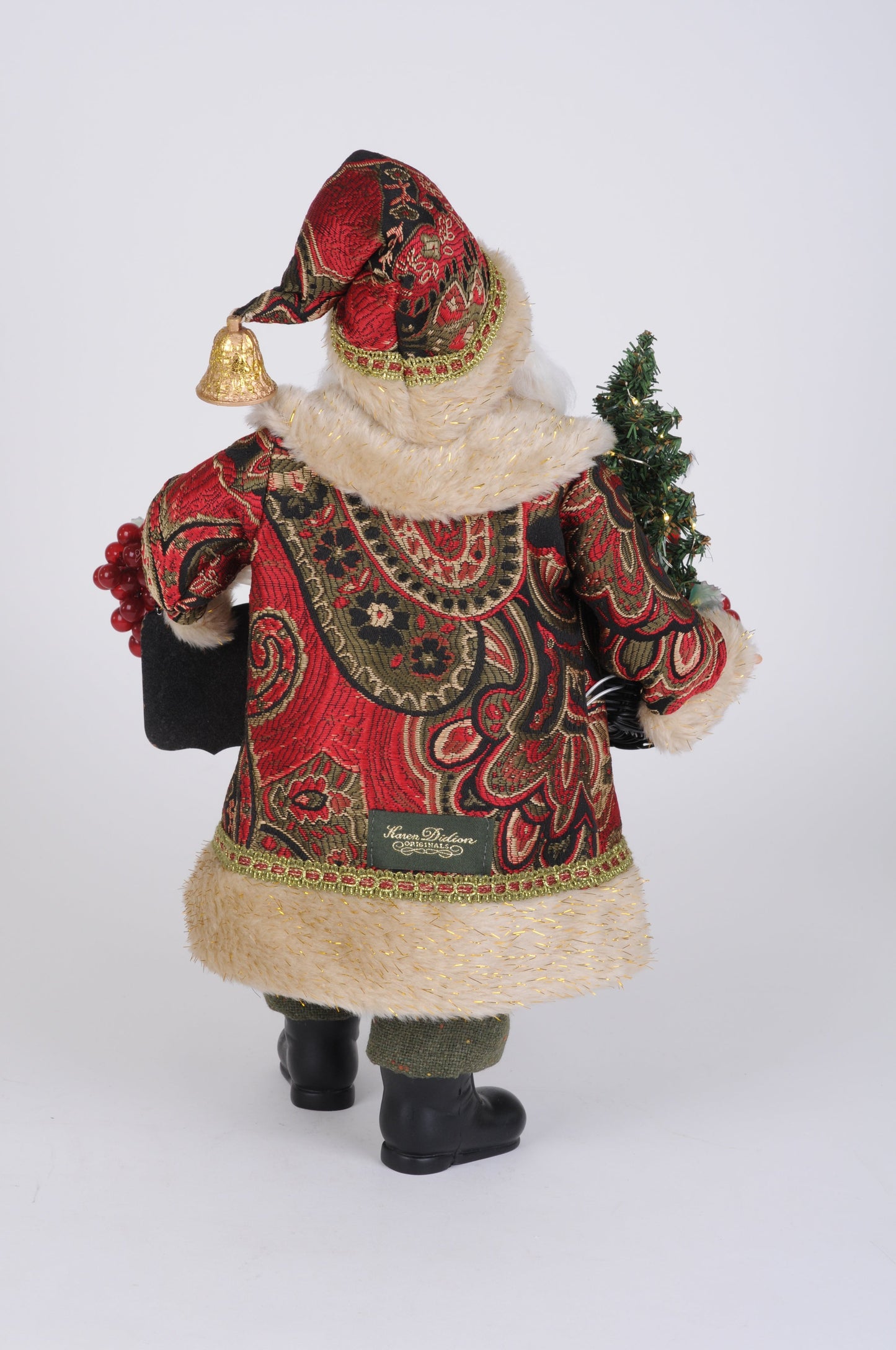 CC16-220 Lighted Wine & Cheese Sampling Santa
