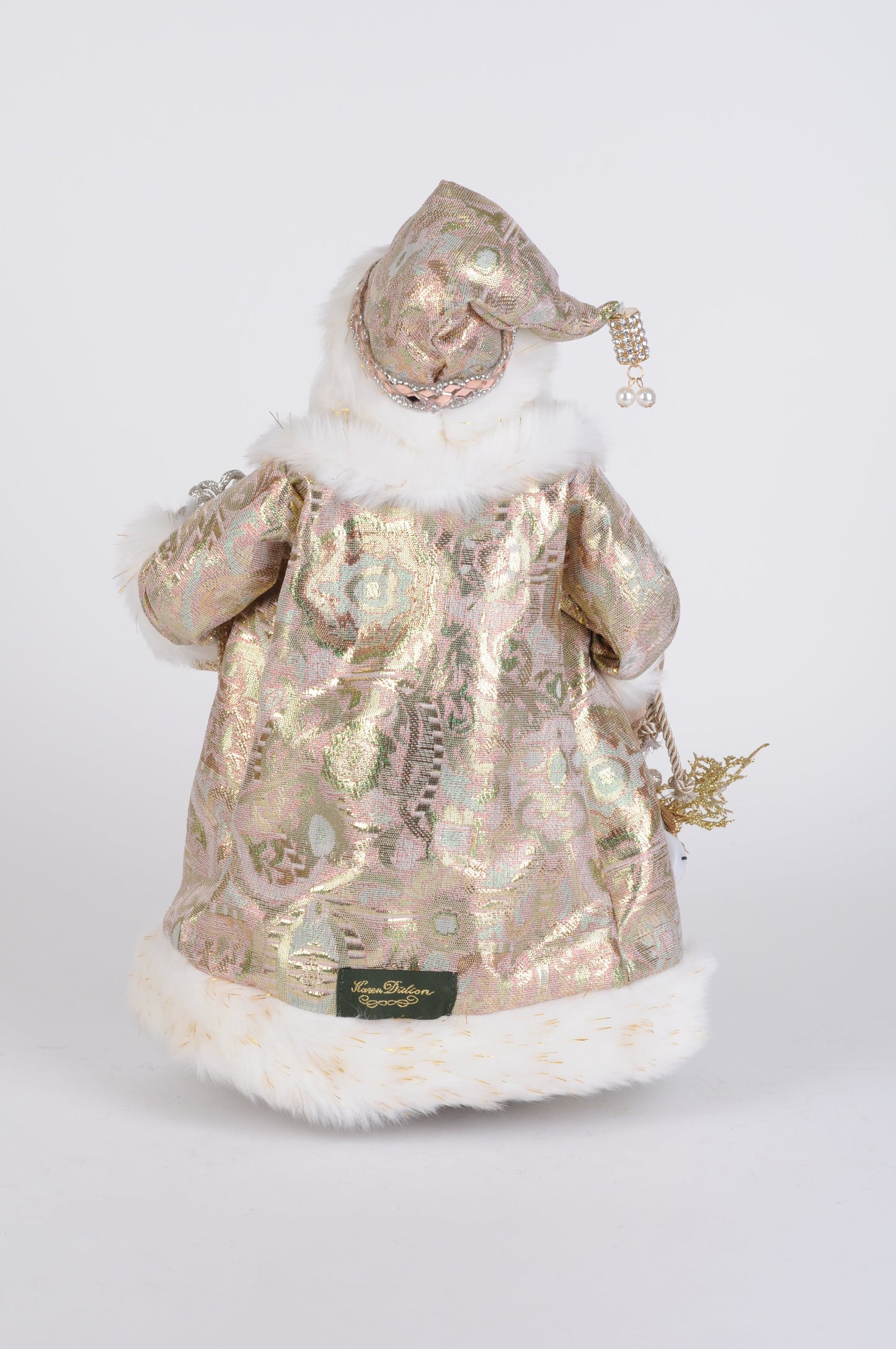 CC16-264 Lighted Sage Elegance Santa