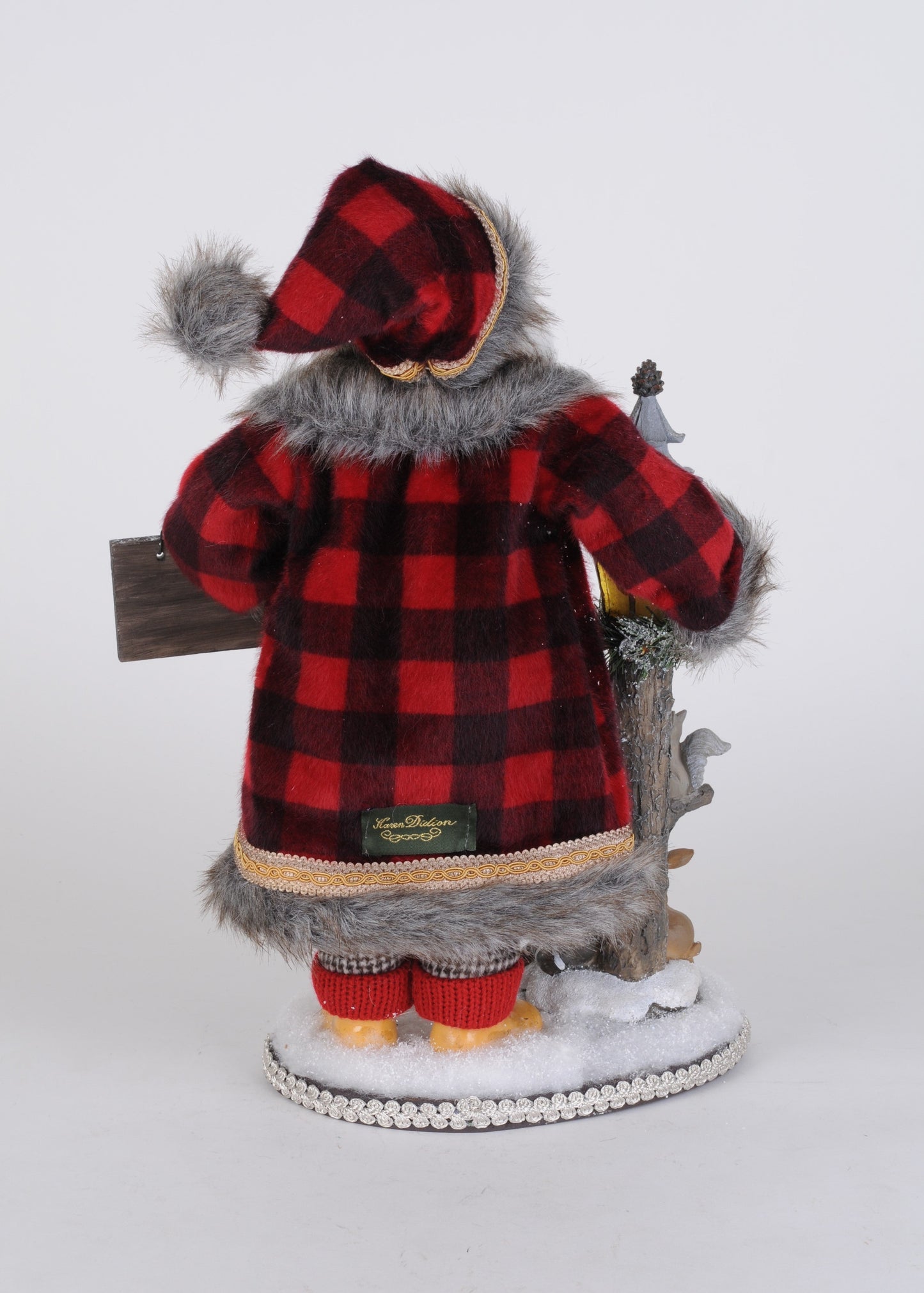 CC16-286 Lighted Forest Friends Santa