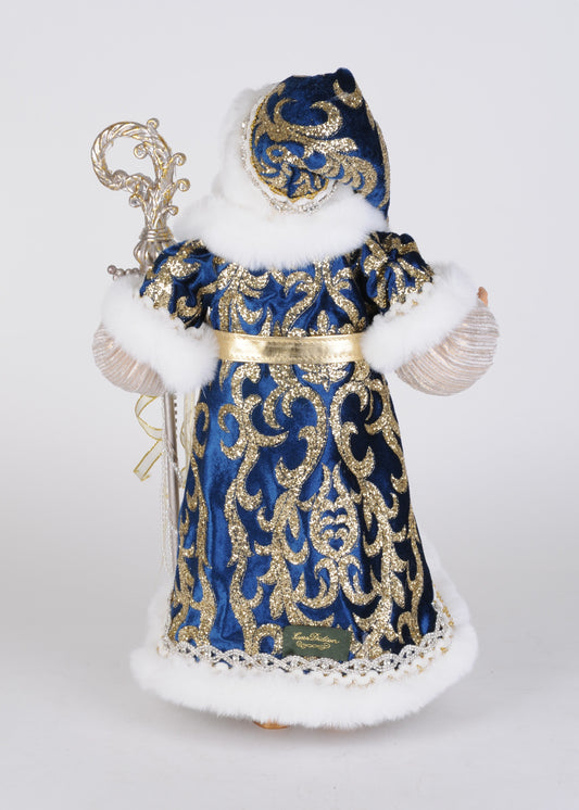 CC18-104 Lighted Sapphire Royale Santa