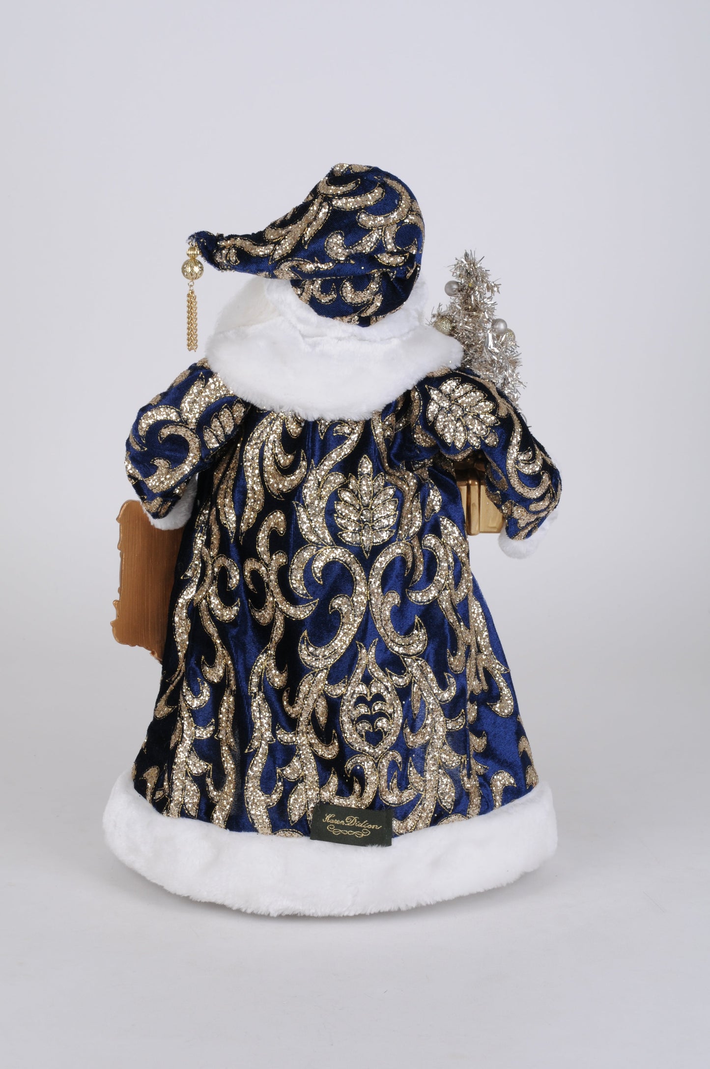 CC18-55 Lighted Midnight Blue Santa