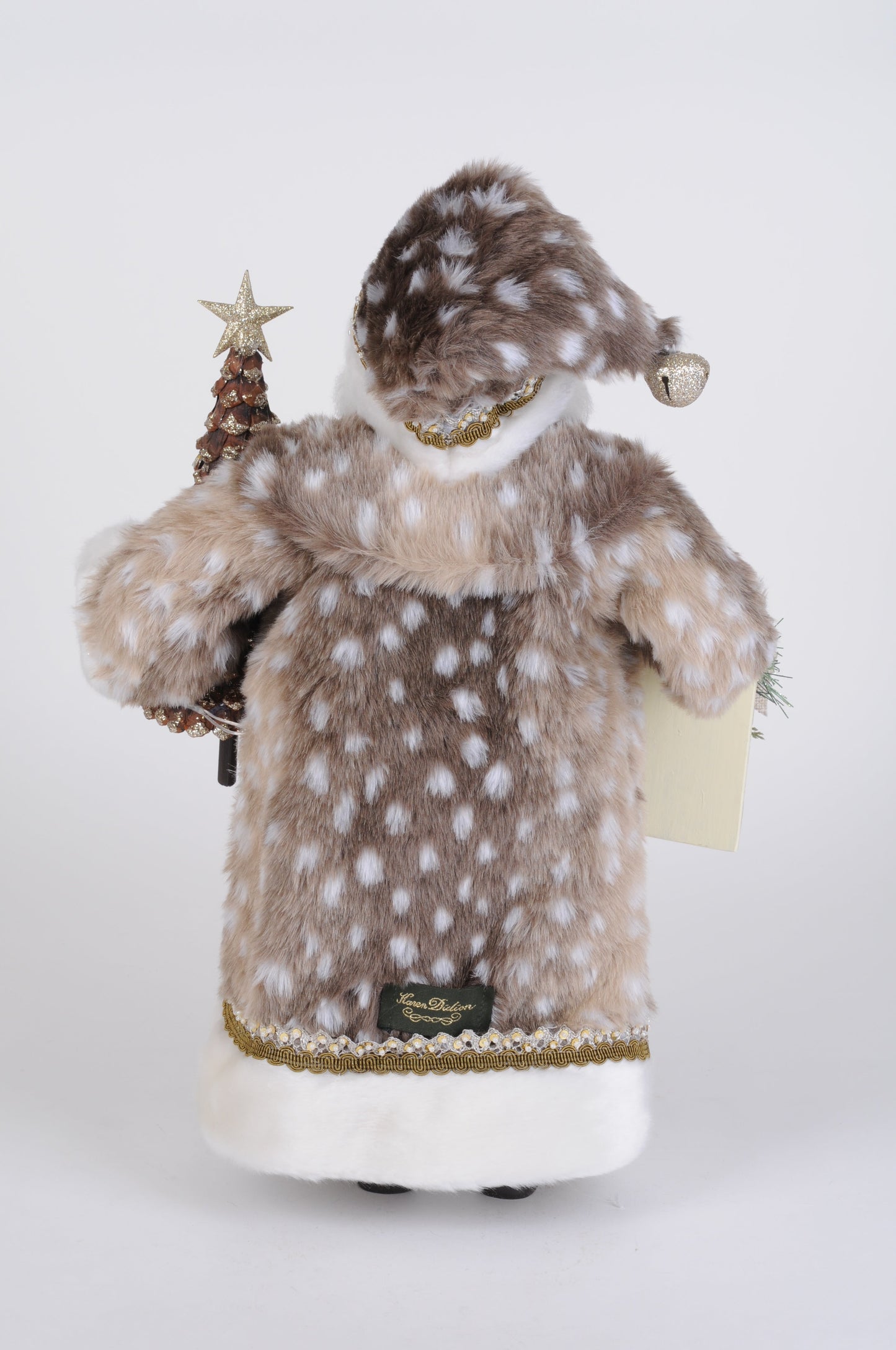 CC18-71 Lighted Natural Fawn Santa