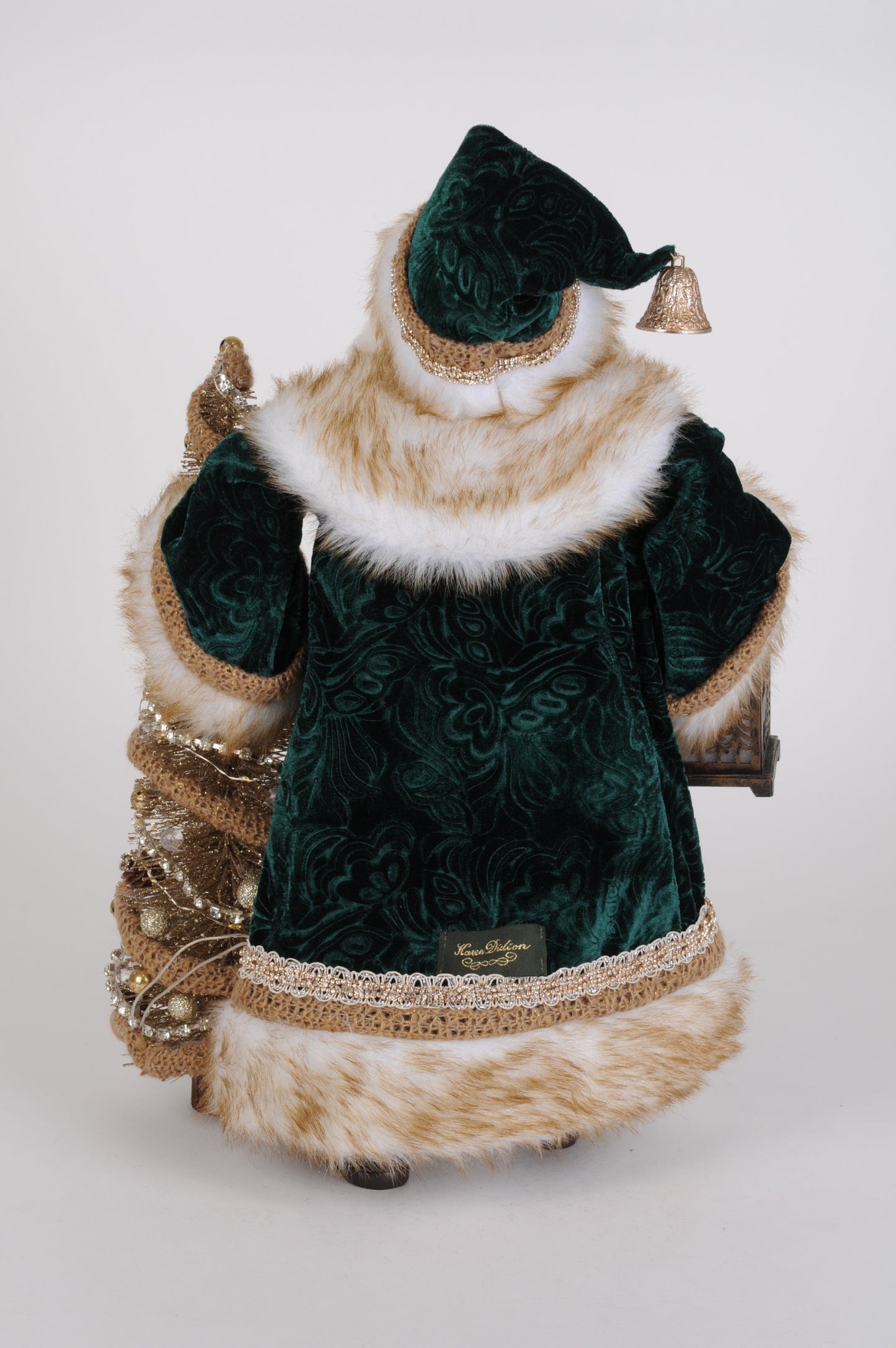 CC18-72 Lighted Emerald Woods Santa