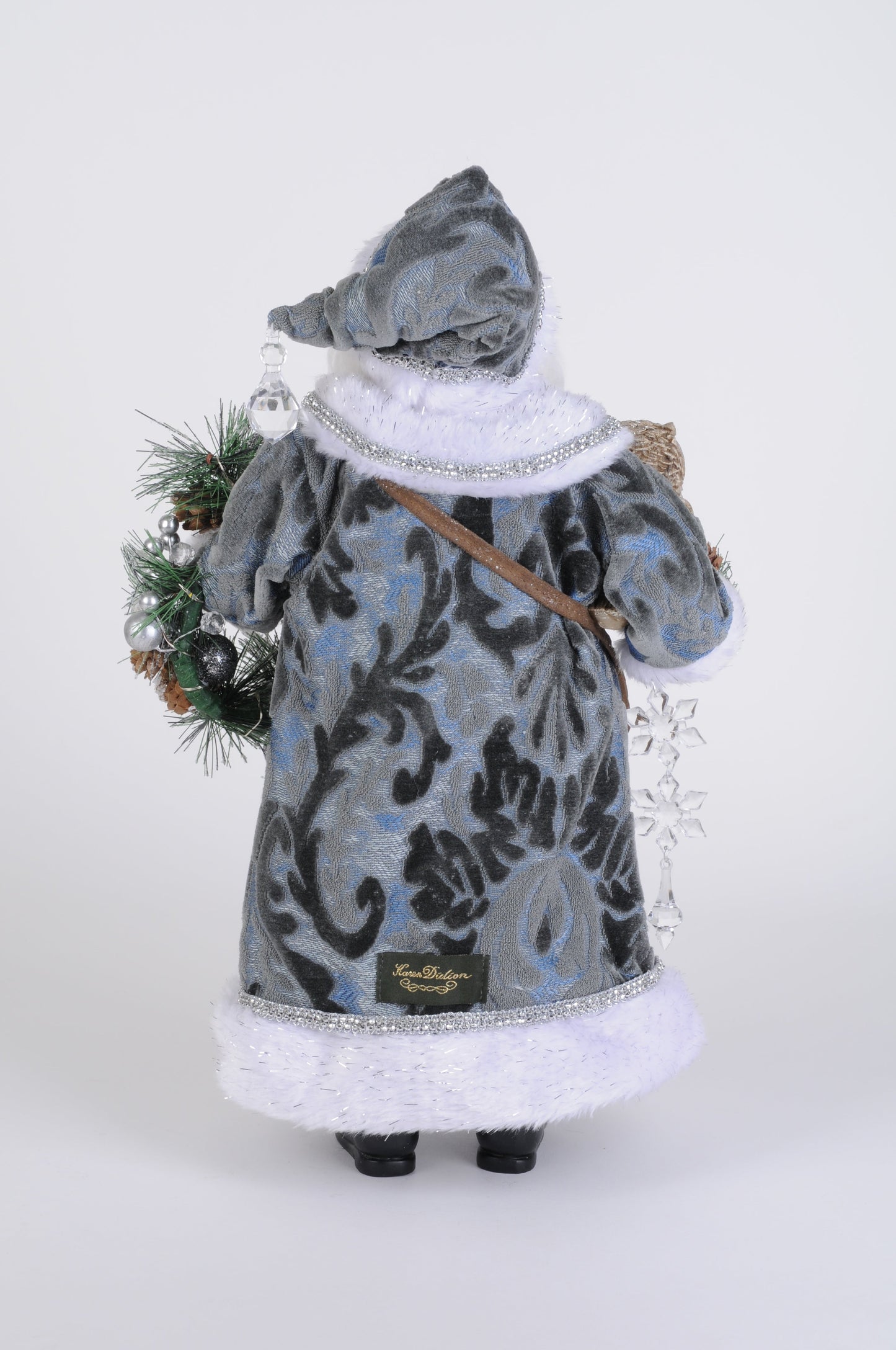 CC18-80 Lighted Snowy Serenity Santa