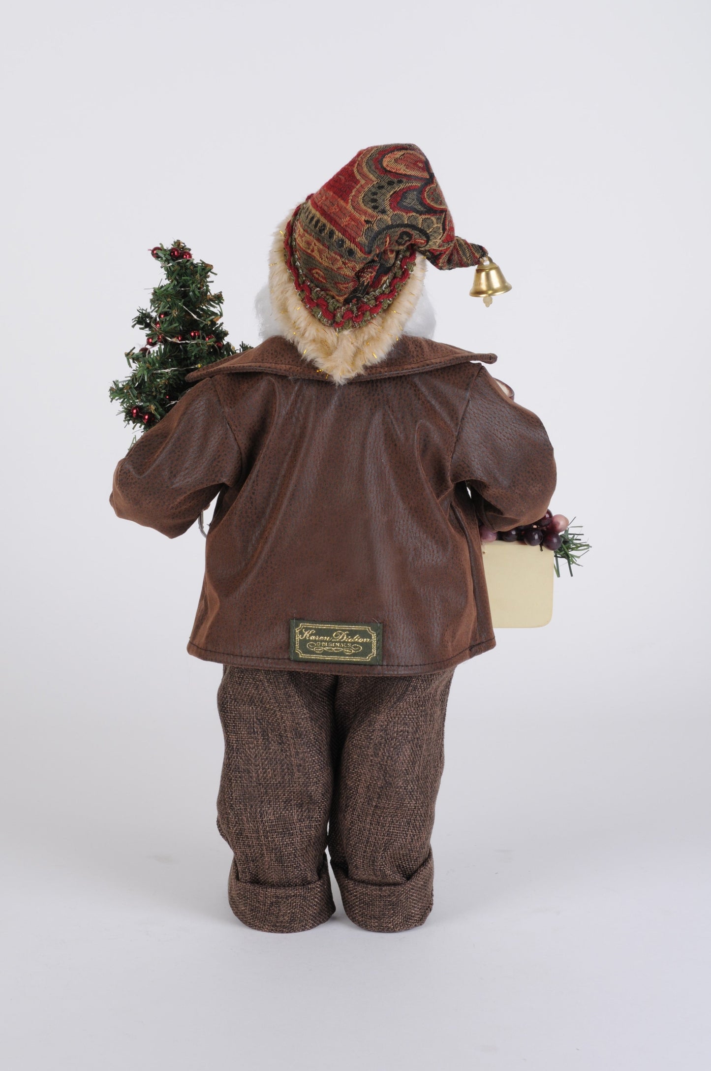 CC18-84 Lighted Wine Sommelier Santa