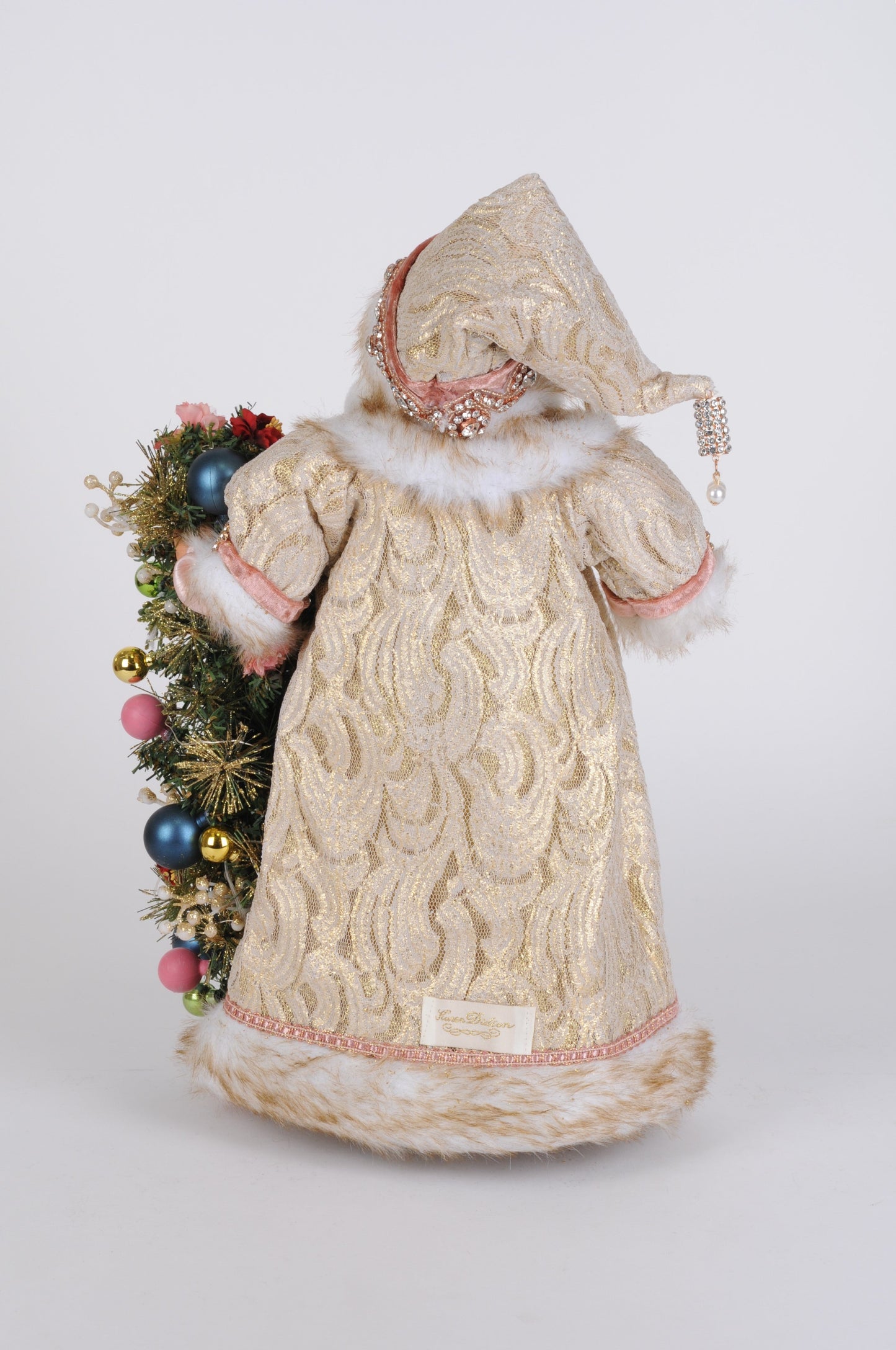 CC18-93 Lighted Victorian Elegance Santa