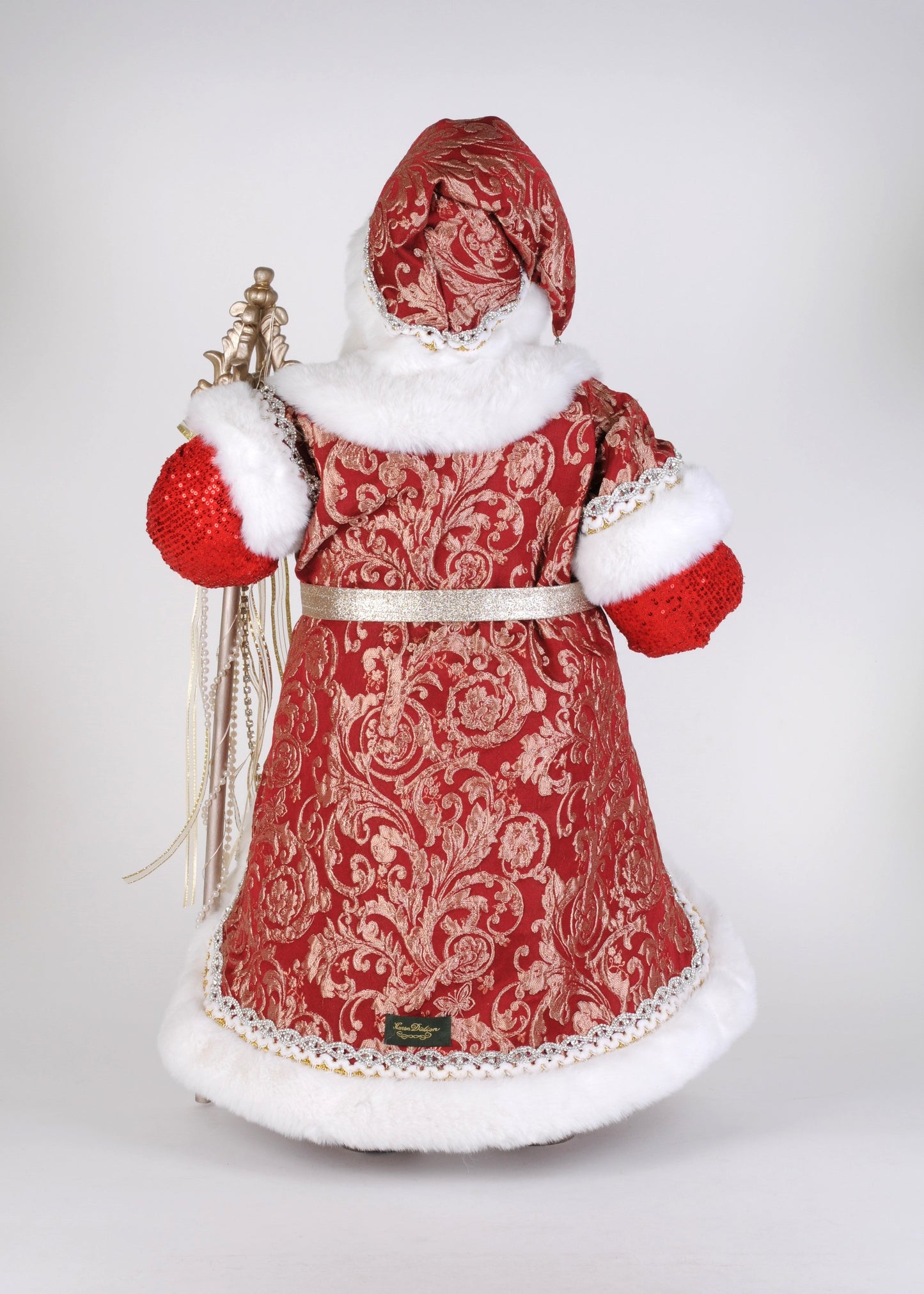CC28-11 Lighted Red Couture Santa
