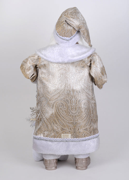 CC36-26 Lighted White Elegance Santa