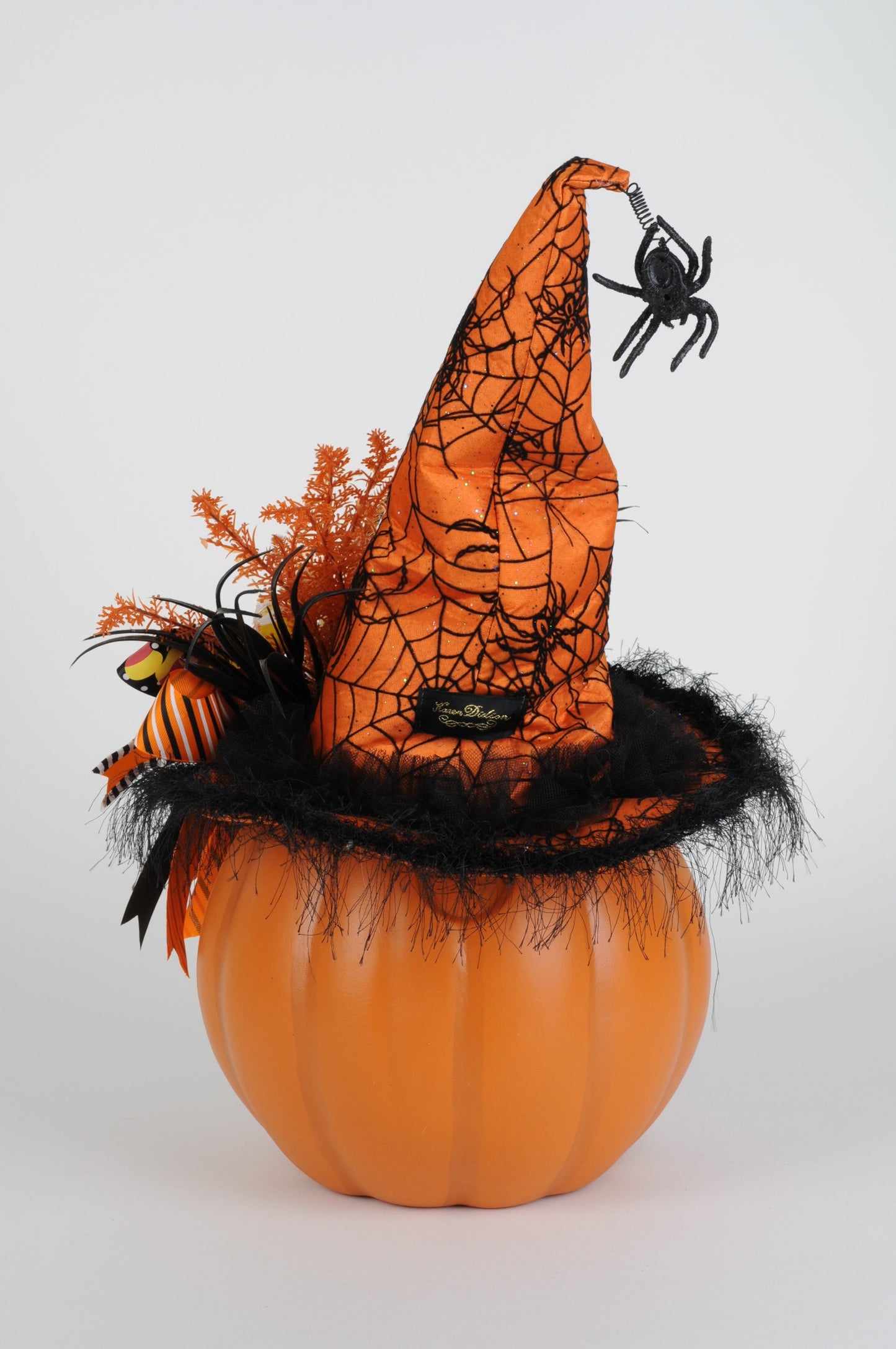 HA018 Lighted Pumpkin with Orange Hat