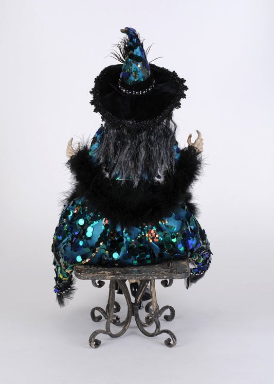HA26-26 Glitzy Pecock Witch