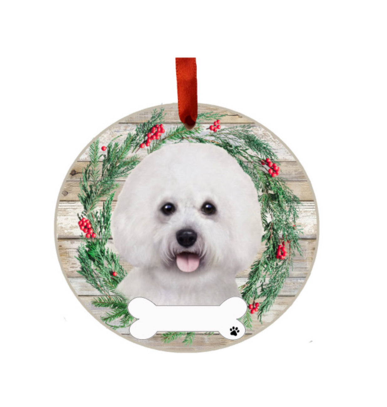 E&S Pets Ceramic Round Ornaments