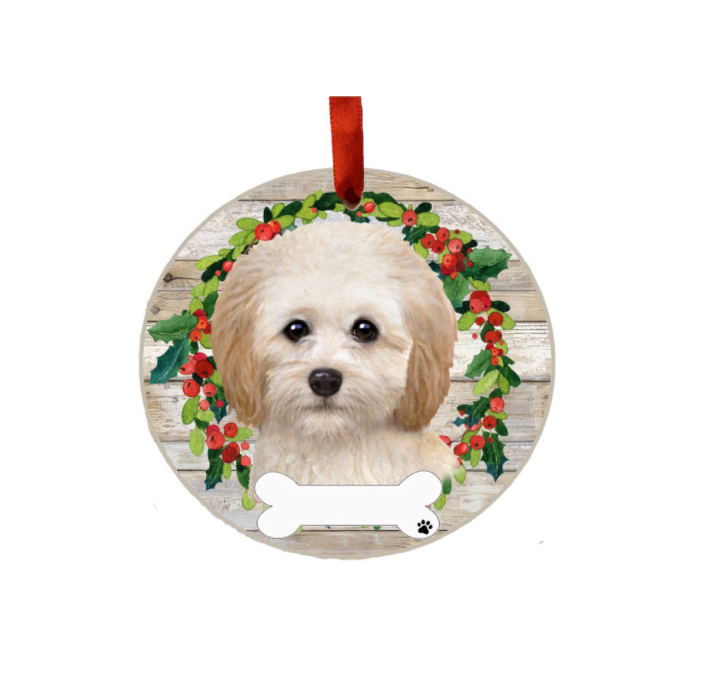 E&S Pets Ceramic Round Ornaments