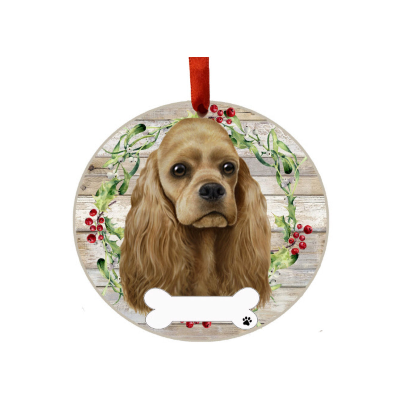 E&S Pets Ceramic Round Ornaments