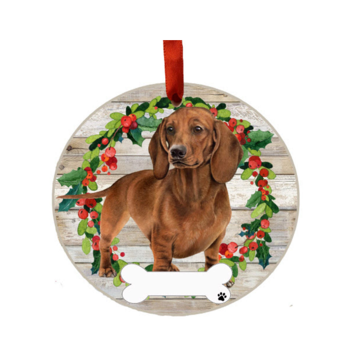 E&S Pets Ceramic Round Ornaments