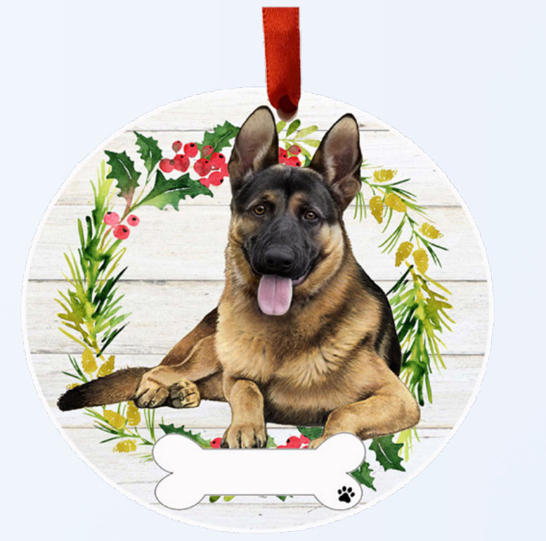 E&S Pets Ceramic Round Ornaments