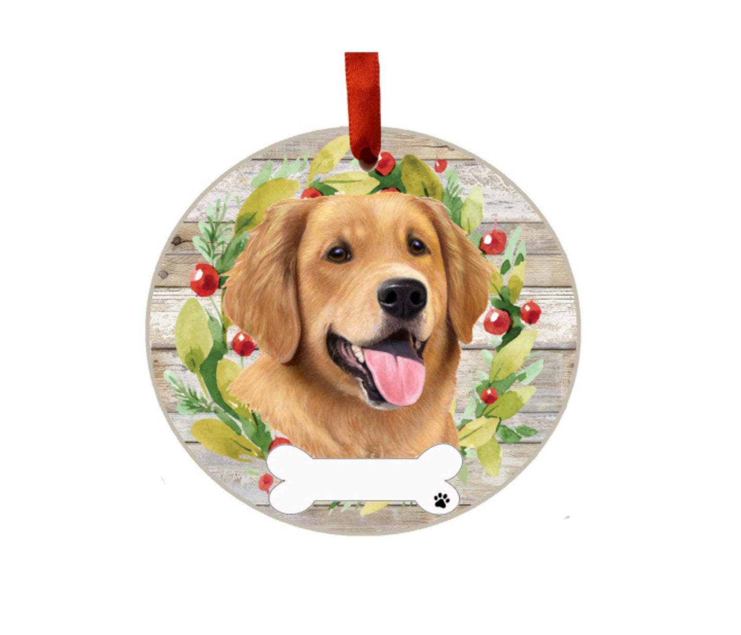 E&S Pets Ceramic Round Ornaments