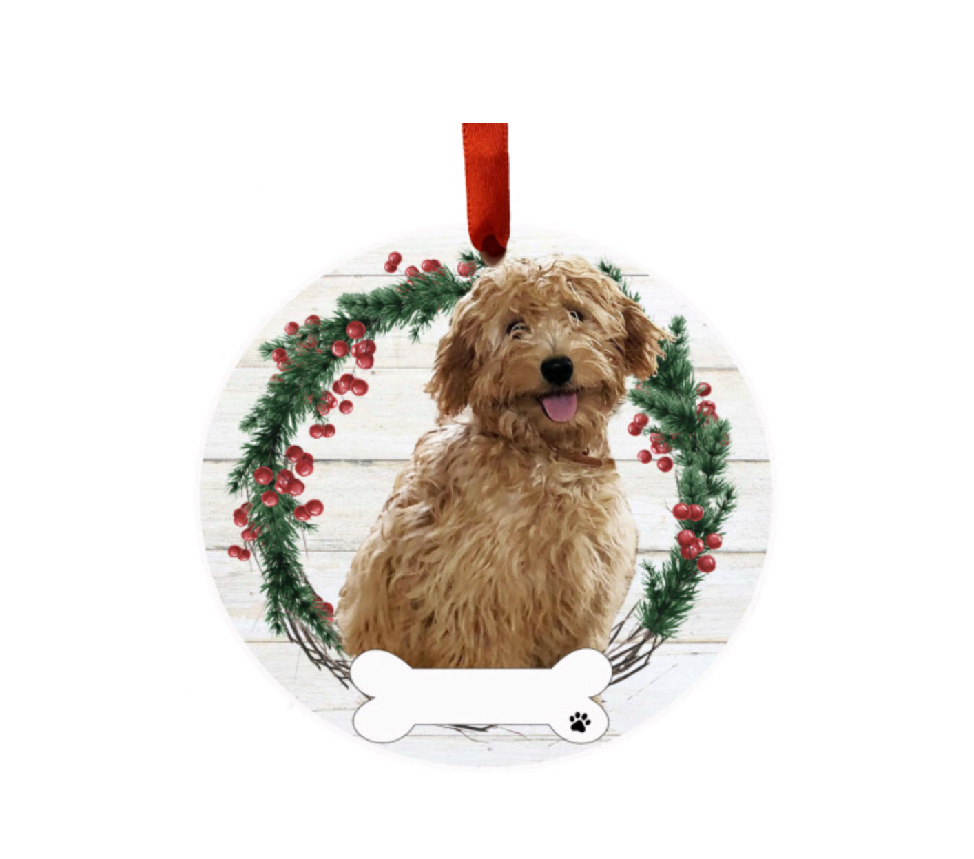 E&S Pets Ceramic Round Ornaments