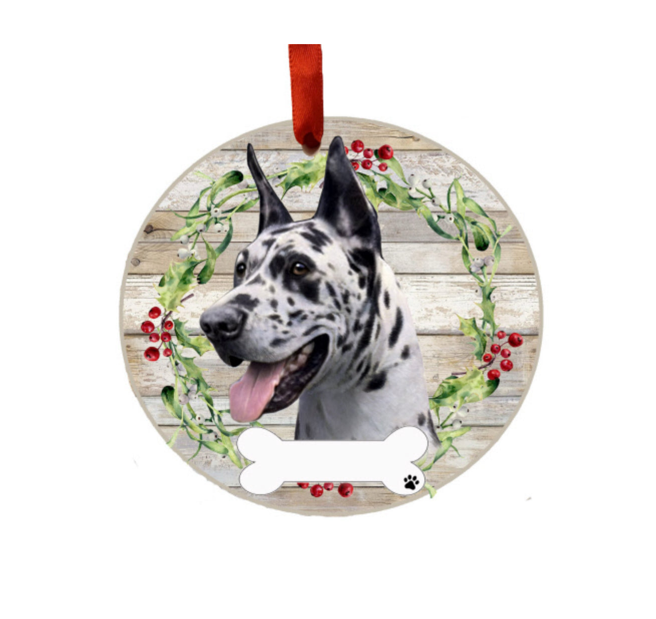 E&S Pets Ceramic Round Ornaments