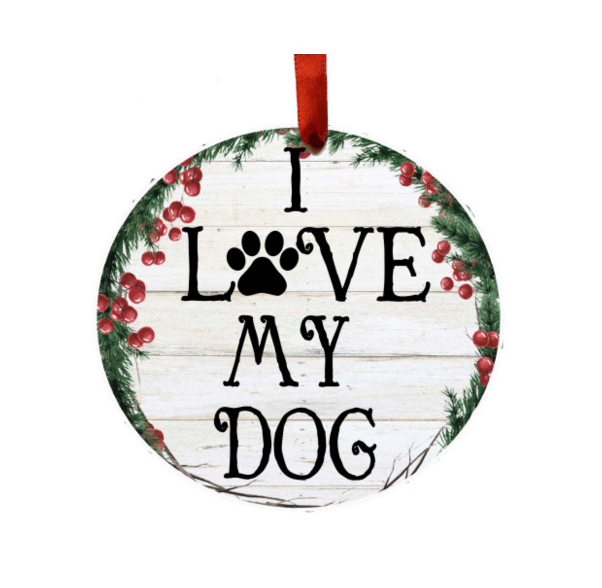 E&S Pets Ceramic Round Ornaments