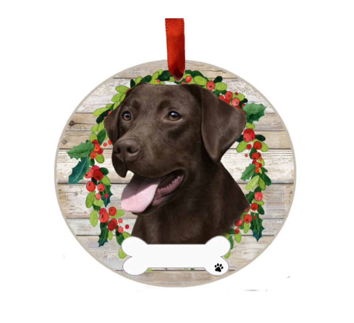 E&S Pets Ceramic Round Ornaments