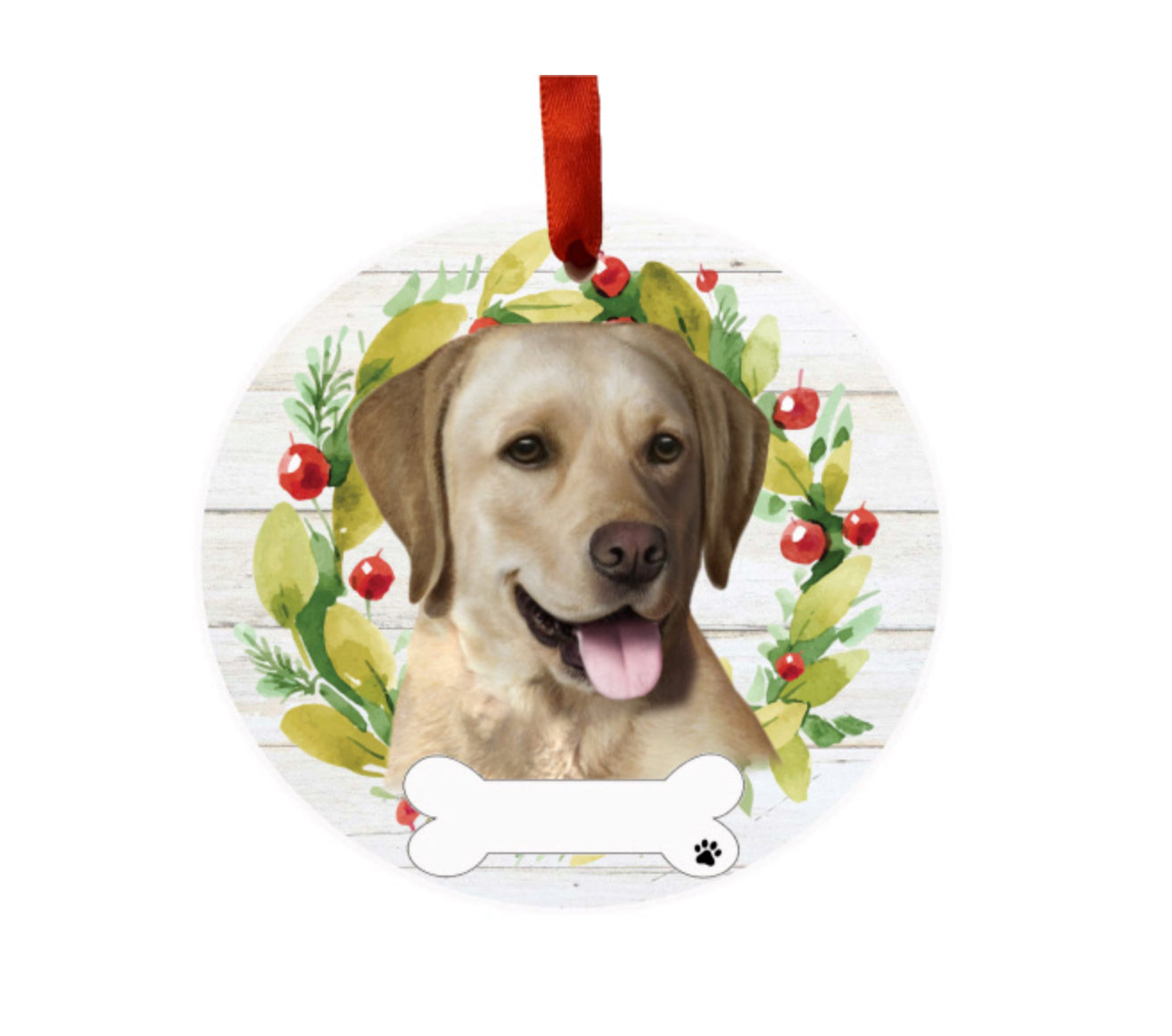 E&S Pets Ceramic Round Ornaments