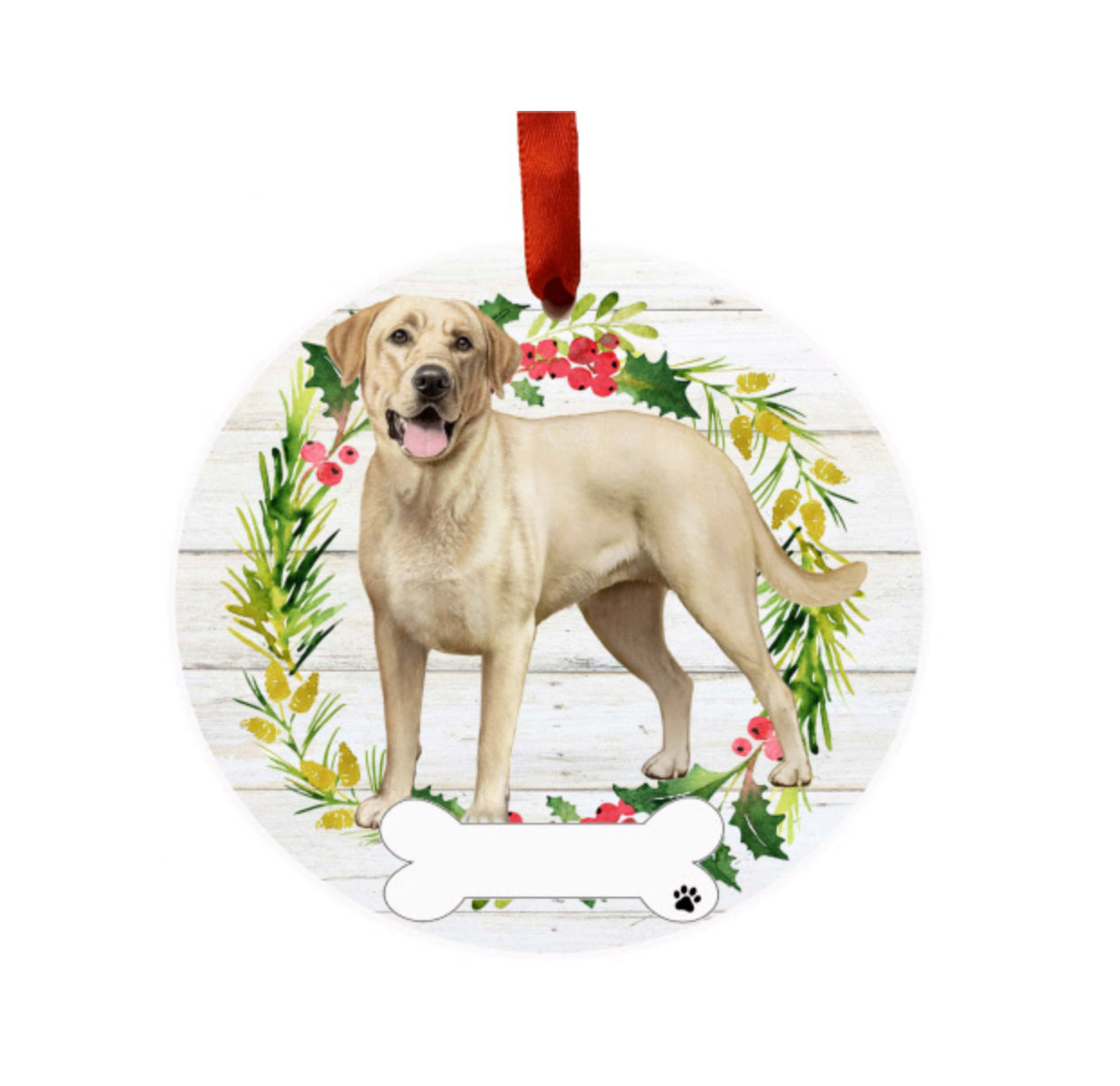 E&S Pets Ceramic Round Ornaments