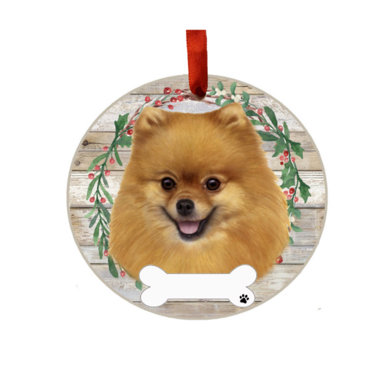 E&S Pets Ceramic Round Ornaments