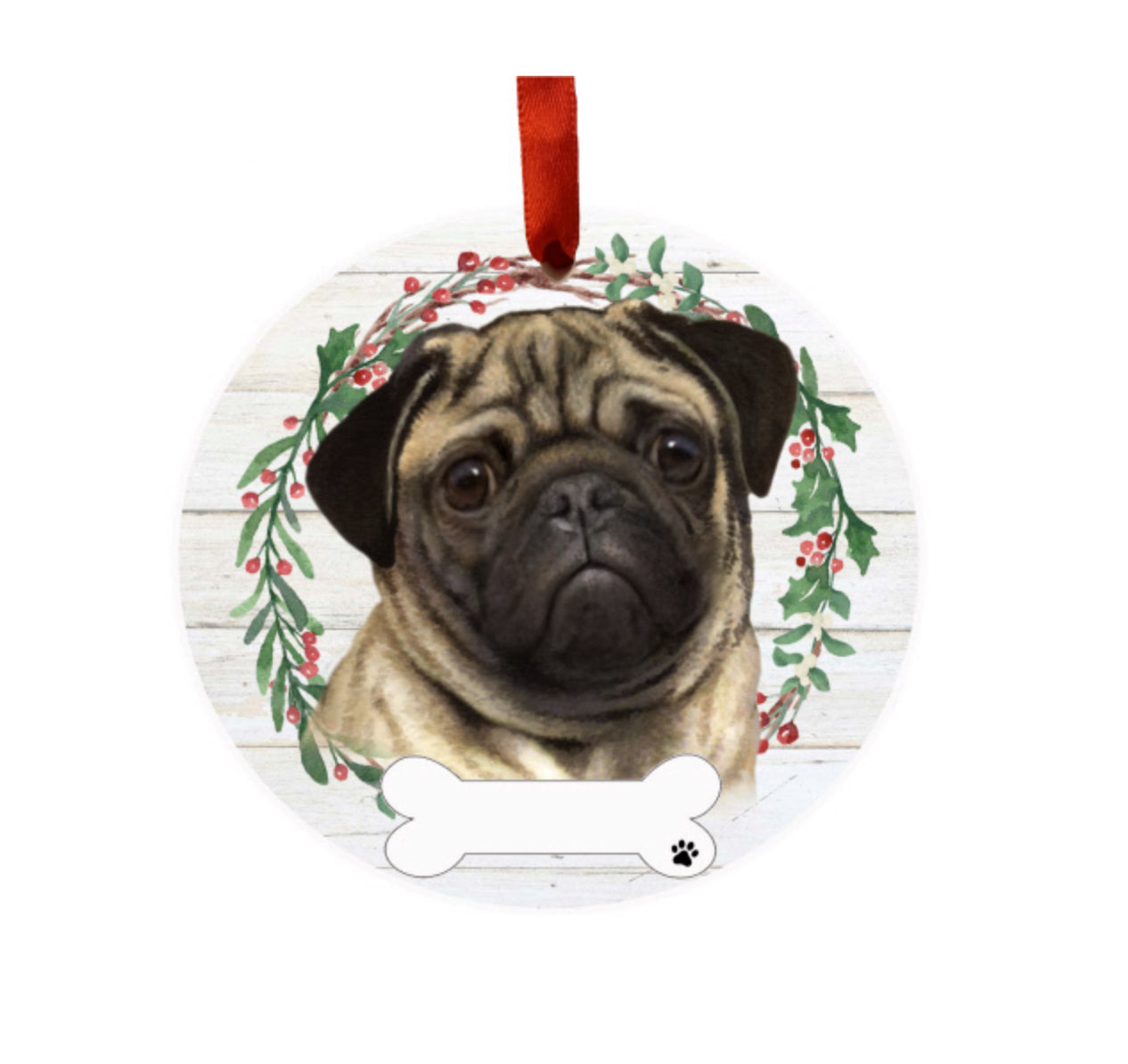 E&S Pets Ceramic Round Ornaments
