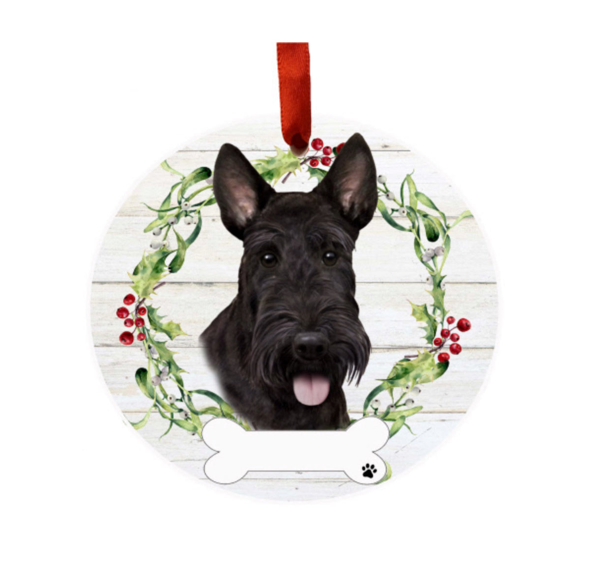E&S Pets Ceramic Round Ornaments