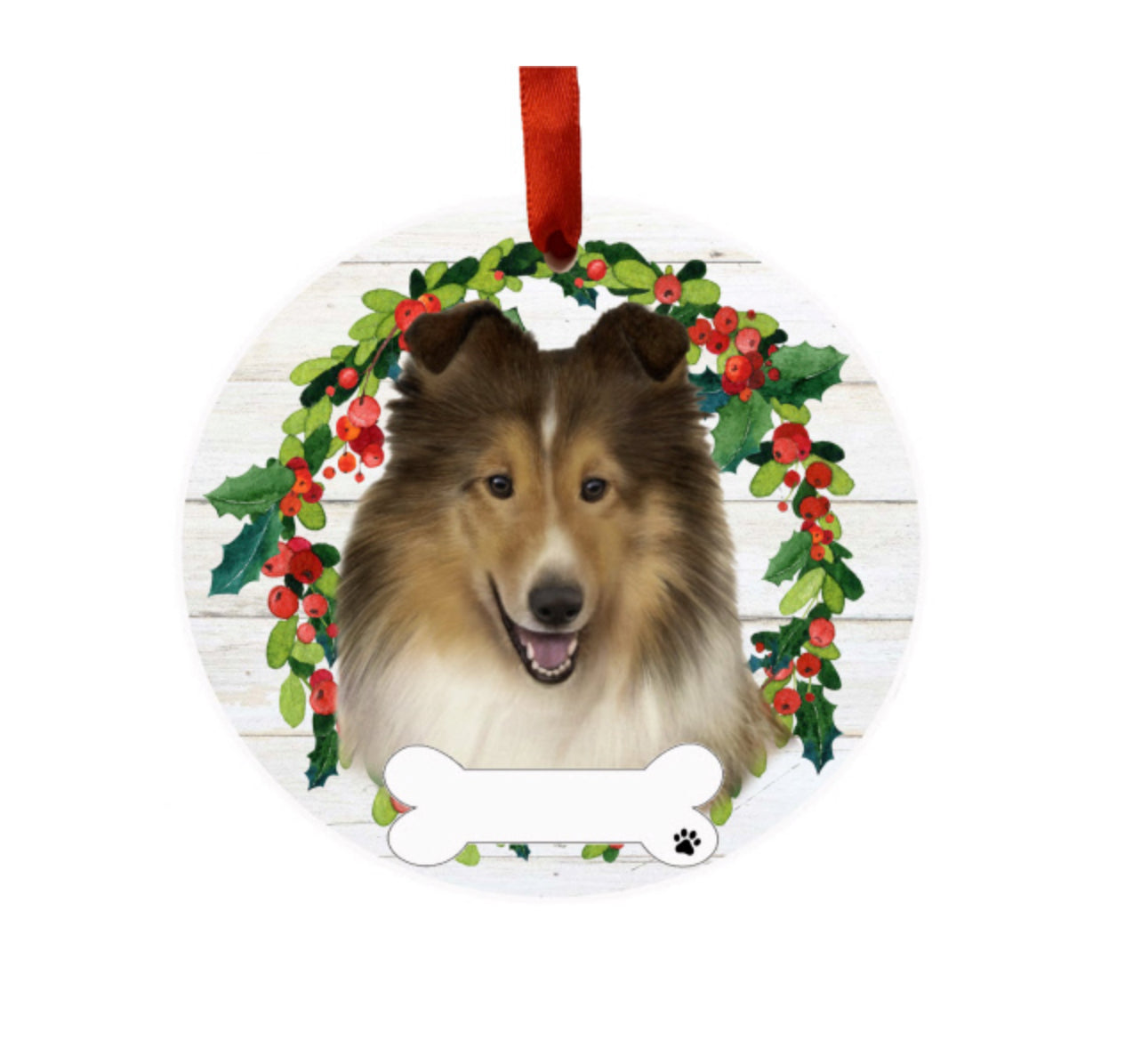 E&S Pets Ceramic Round Ornaments