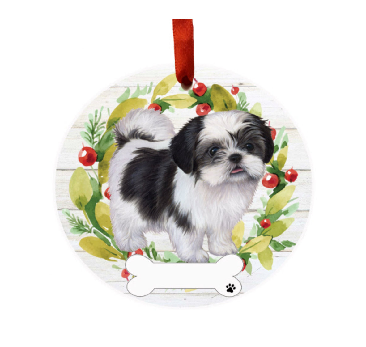 E&S Pets Ceramic Round Ornaments
