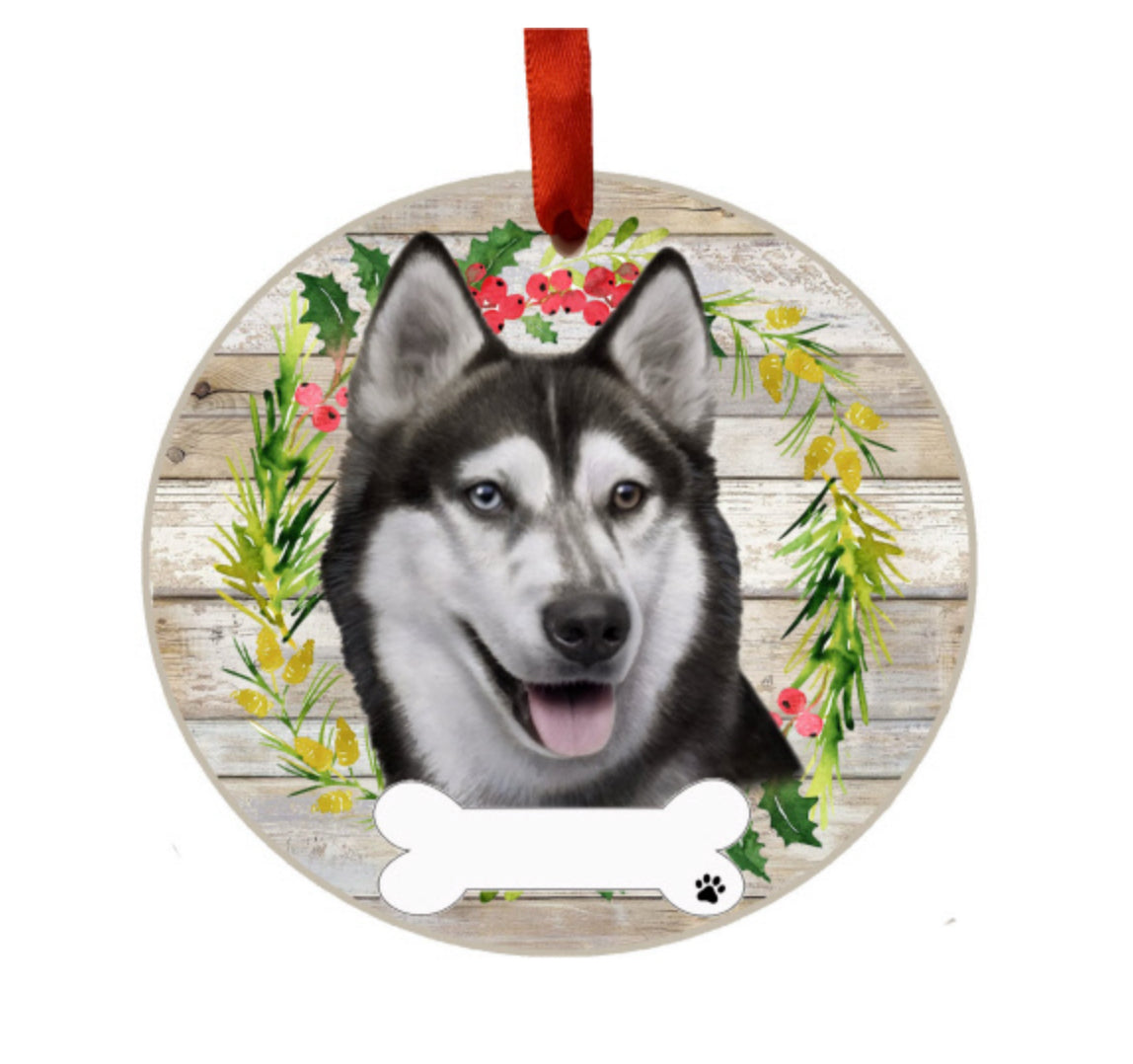 E&S Pets Ceramic Round Ornaments