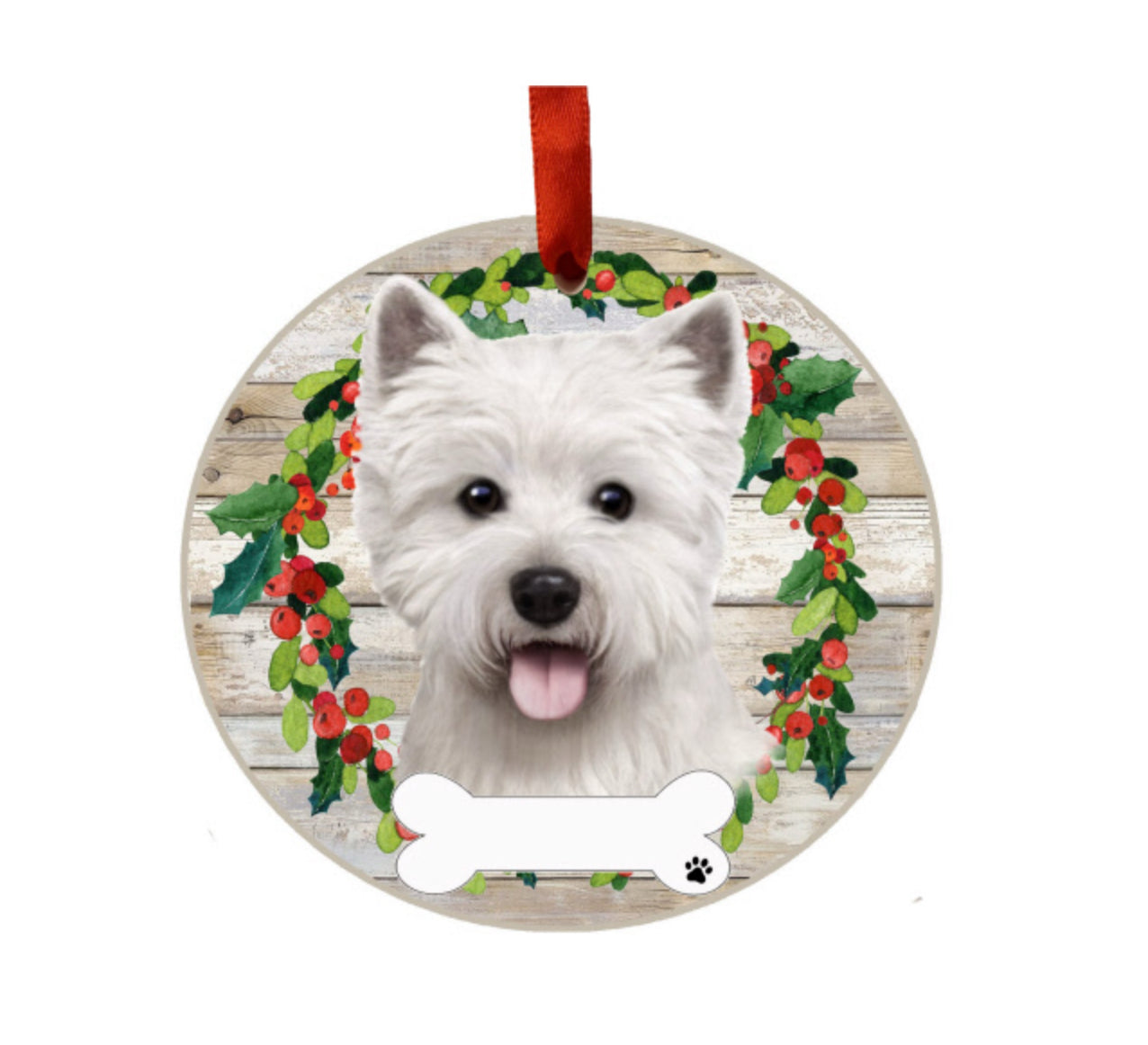 E&S Pets Ceramic Round Ornaments