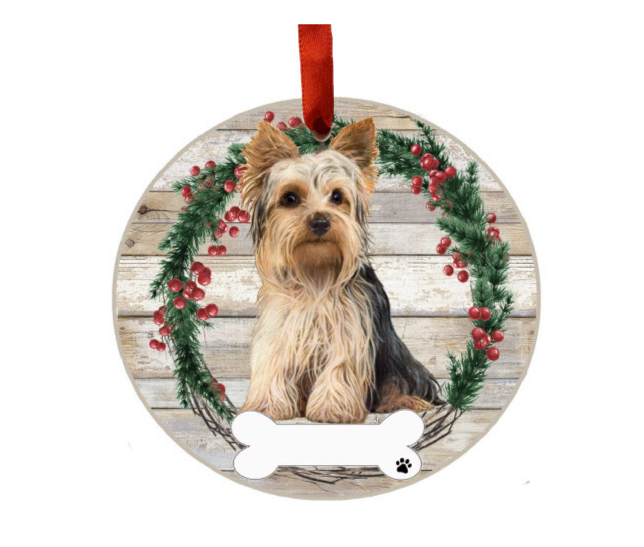 E&S Pets Ceramic Round Ornaments