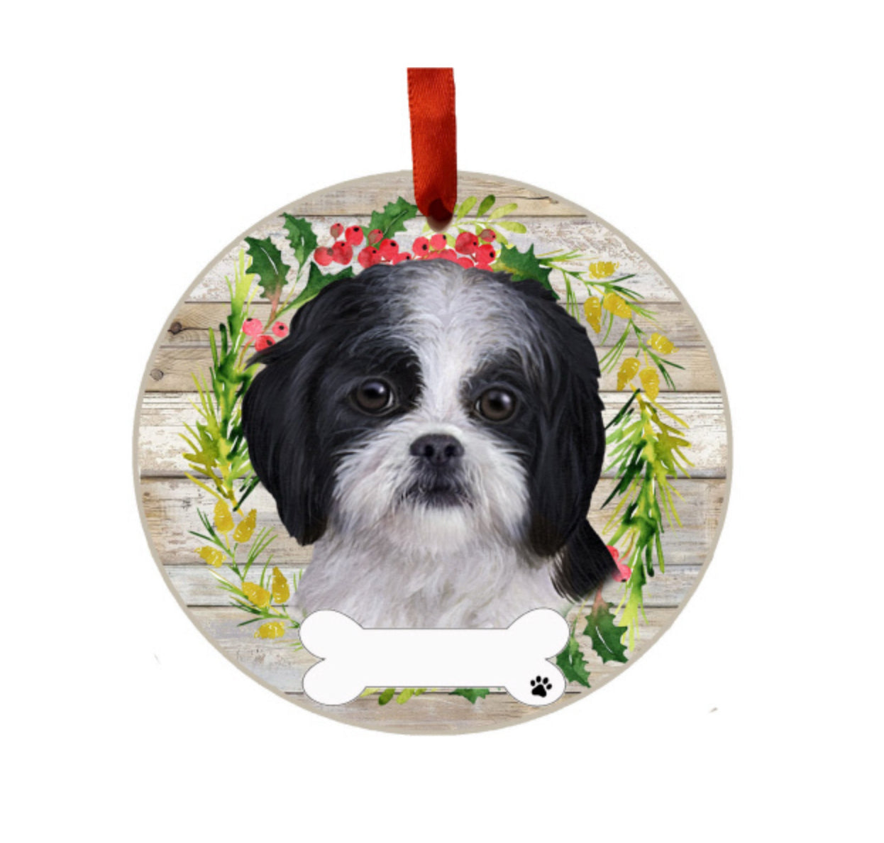 E&S Pets Ceramic Round Ornaments
