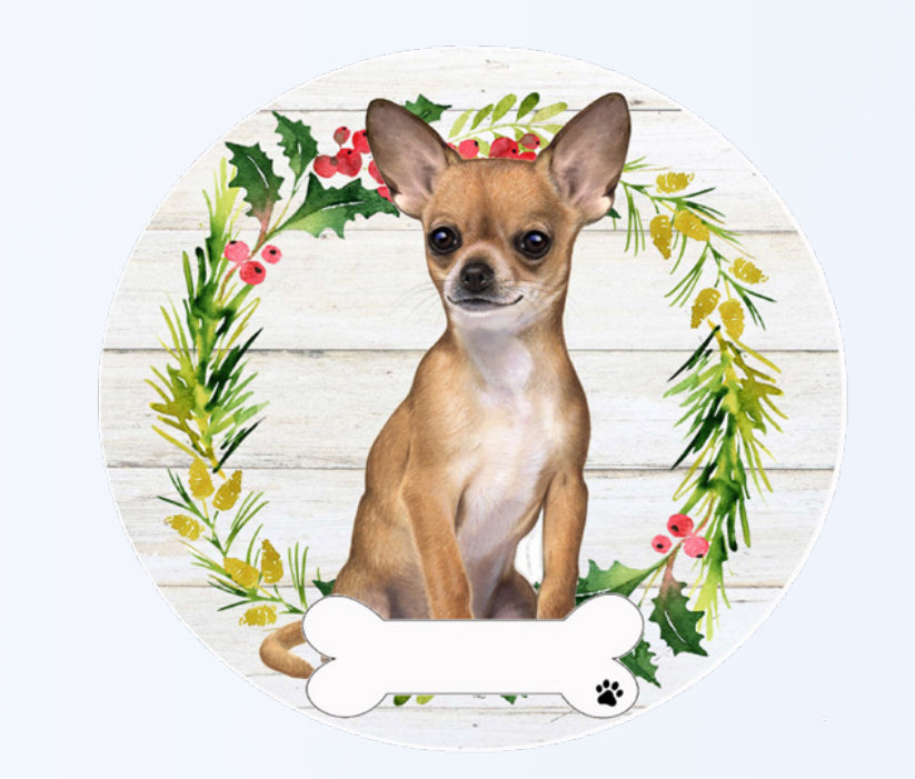 E&S Pets Ceramic Round Ornaments