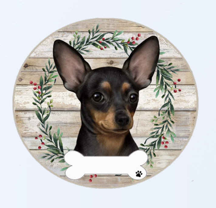 E&S Pets Ceramic Round Ornaments