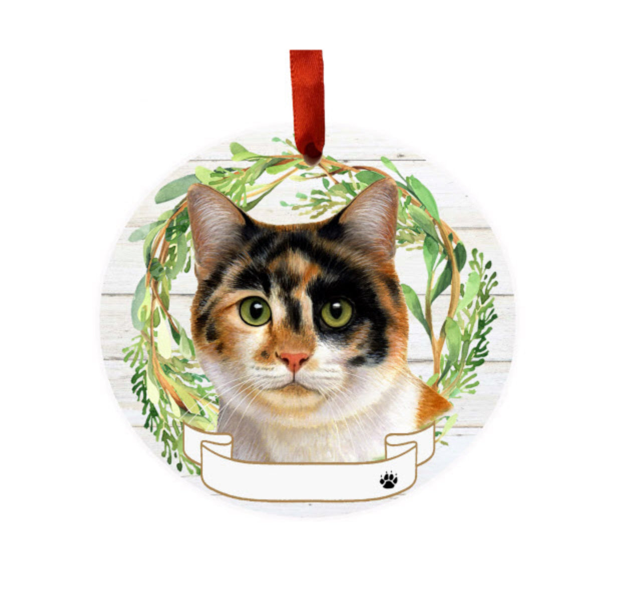 E&S Pets Ceramic Round Ornaments