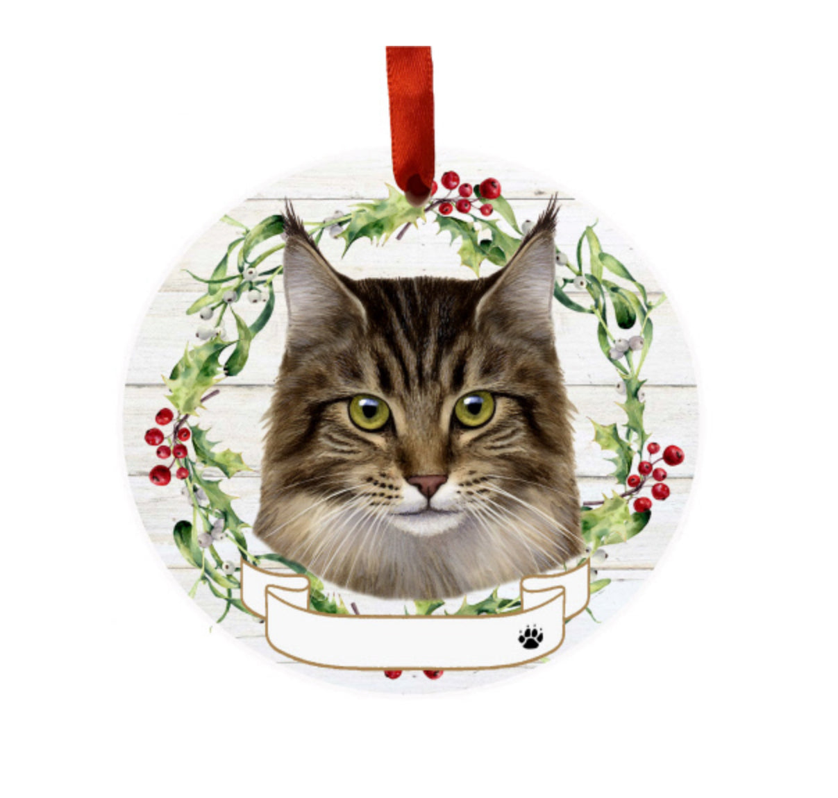 E&S Pets Ceramic Round Ornaments