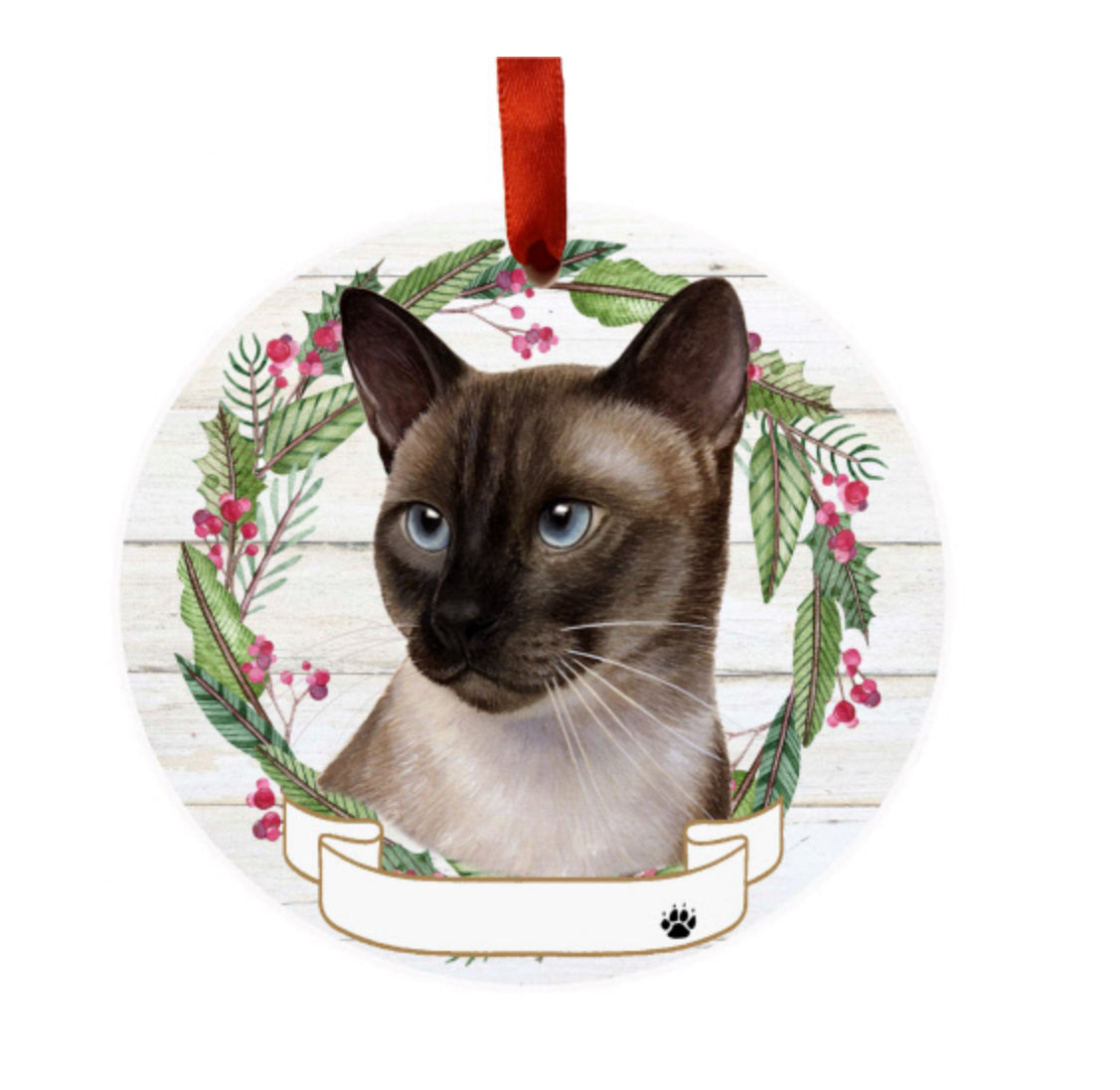 E&S Pets Ceramic Round Ornaments