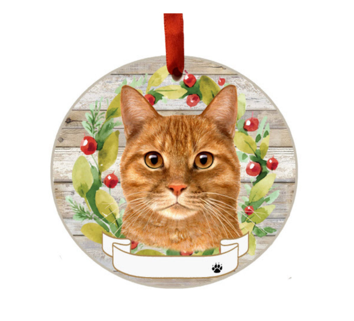 E&S Pets Ceramic Round Ornaments