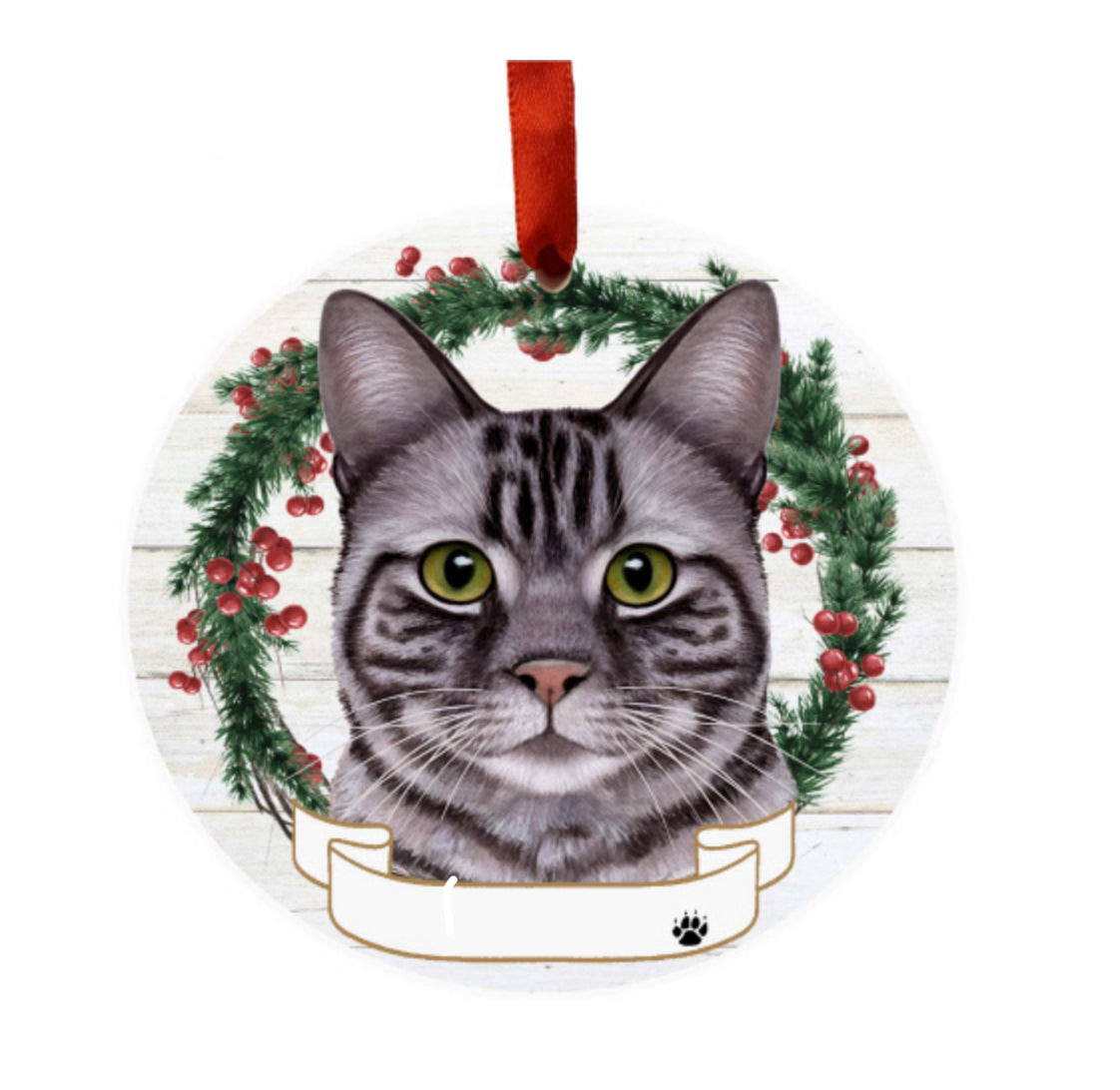 E&S Pets Ceramic Round Ornaments