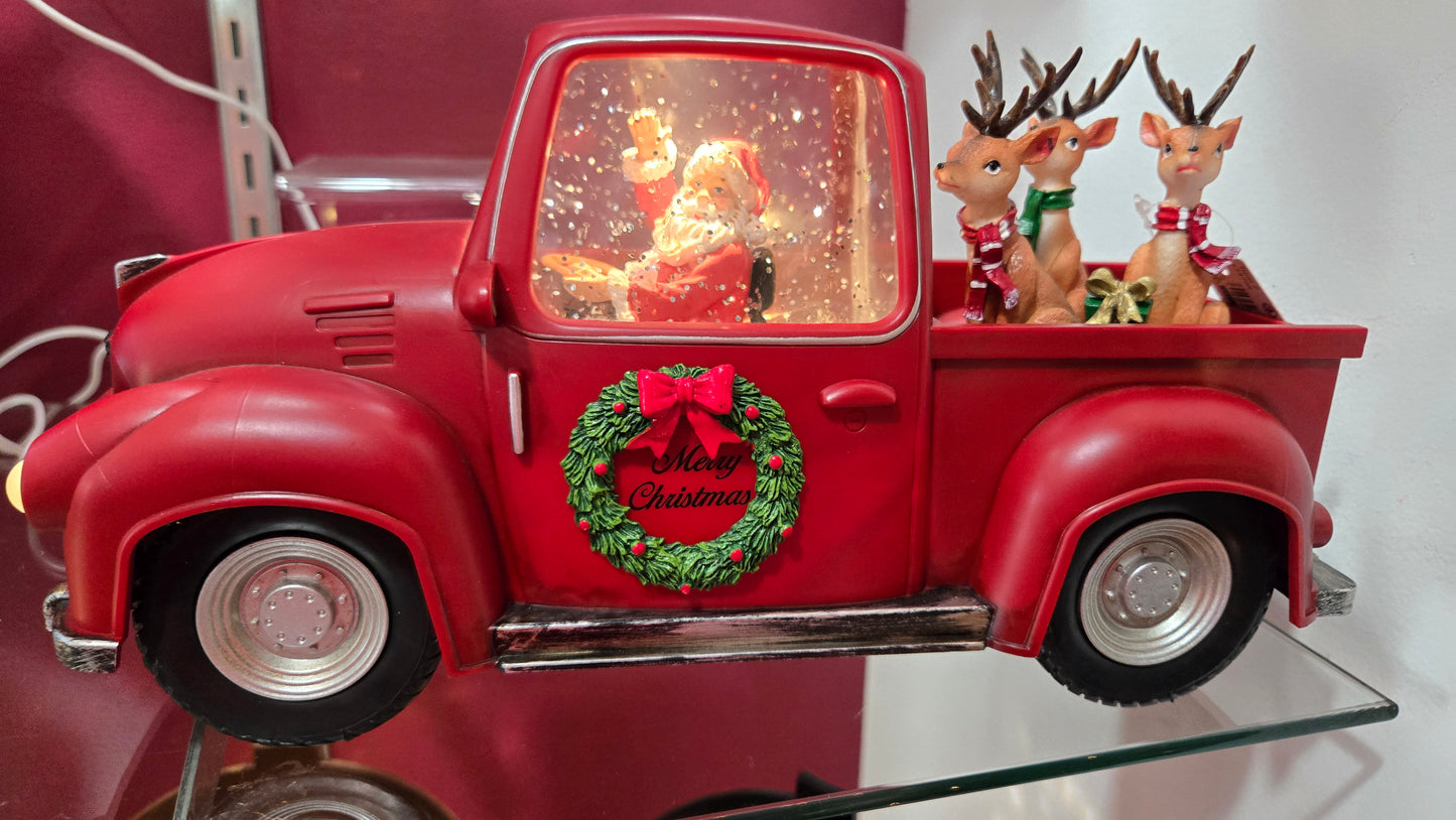 6" LED Swirl Truck, Santa