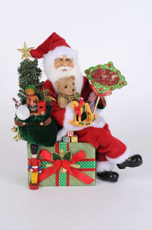 Lighted Mery Christmas Santa