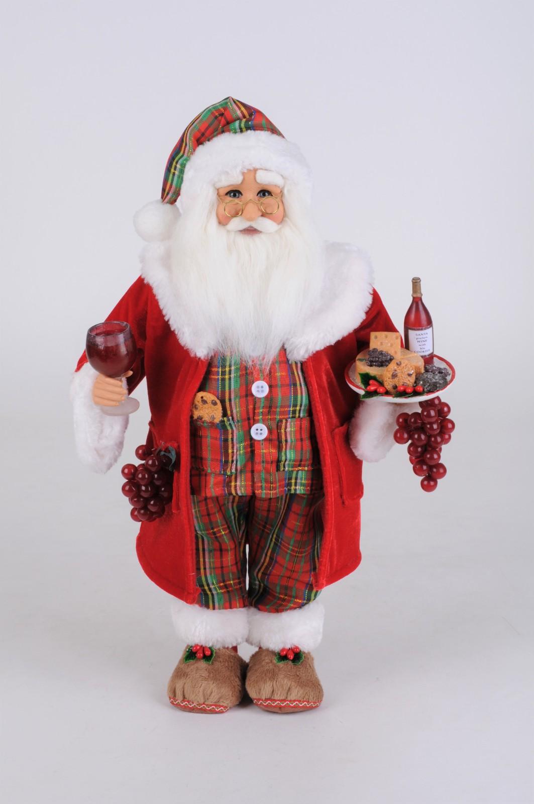 Midnight Snacking w/Wine Santa