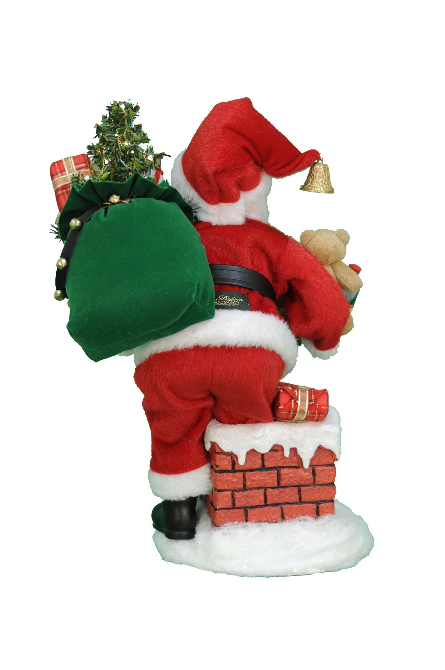 SC-47 Lighted Good Saint Nick Chimney