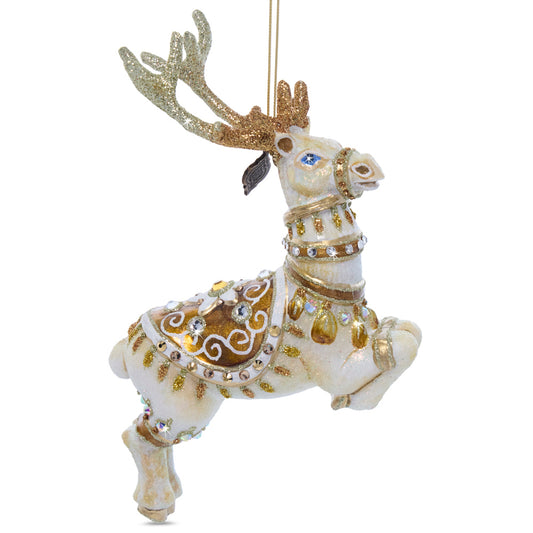 Blitzen Glass Ornament