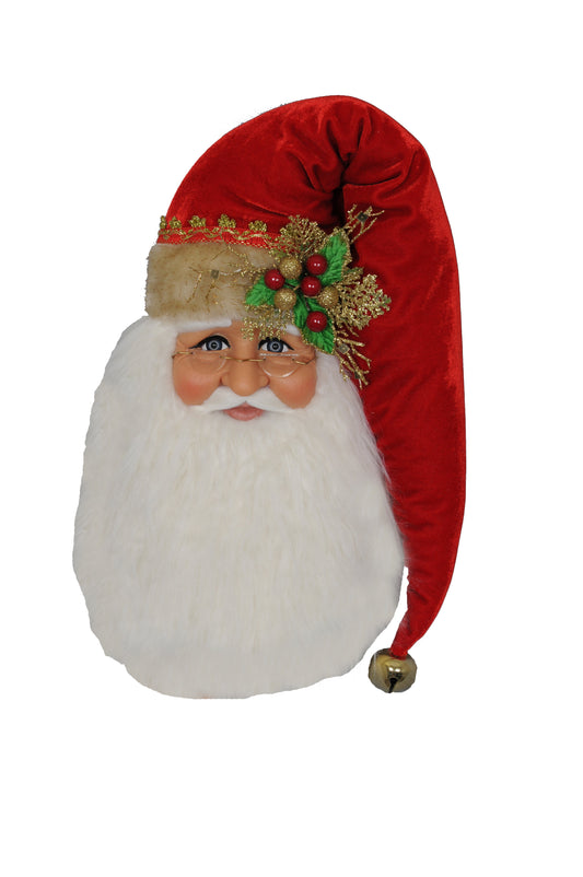 SH18-01 Santa Head Wall/Door Hanger