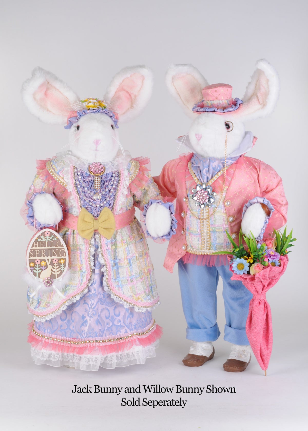 SP069 Lighted Willow Bunny
