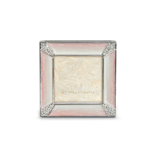 Leland Pave Corner 2" Frame - Pale Pink